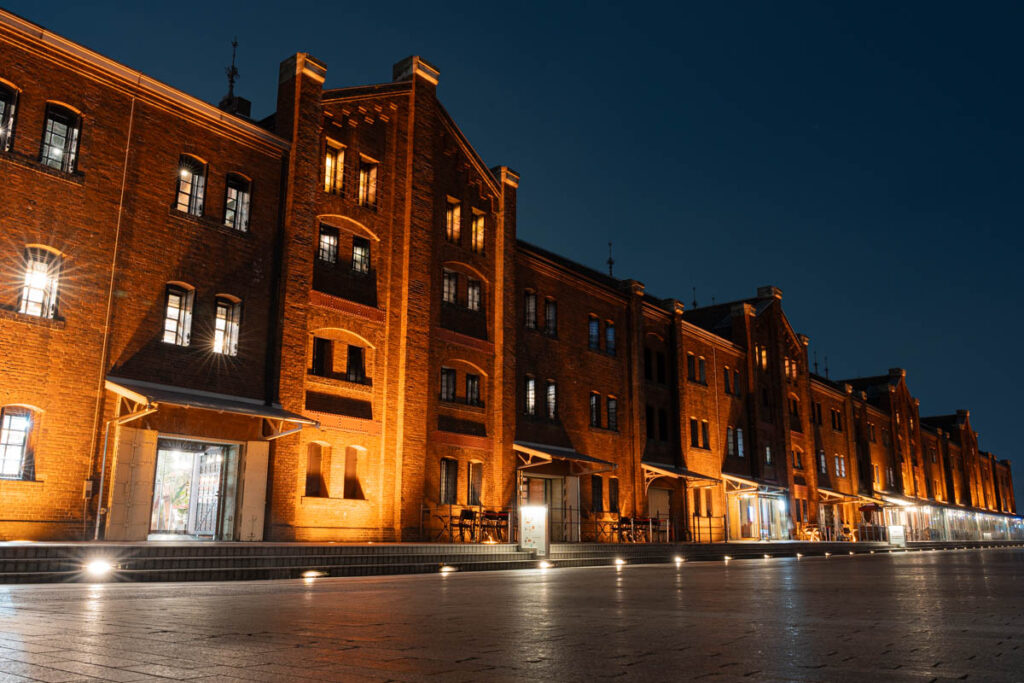 赤レンガ倉庫の夜景