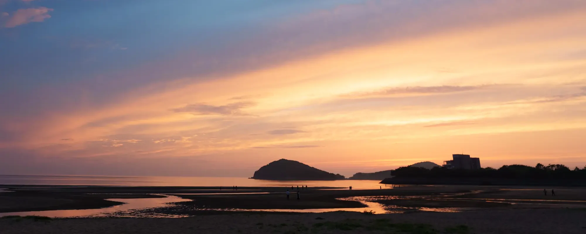 父母ヶ浜の夕焼け